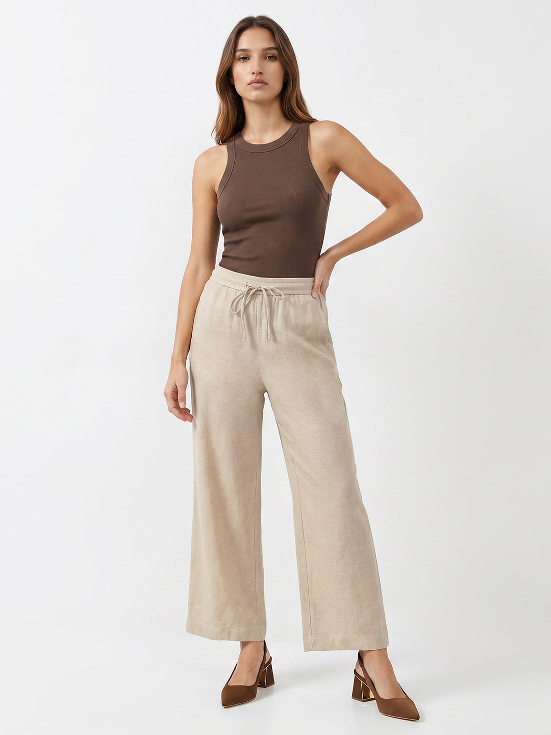 Women Natural Culottes