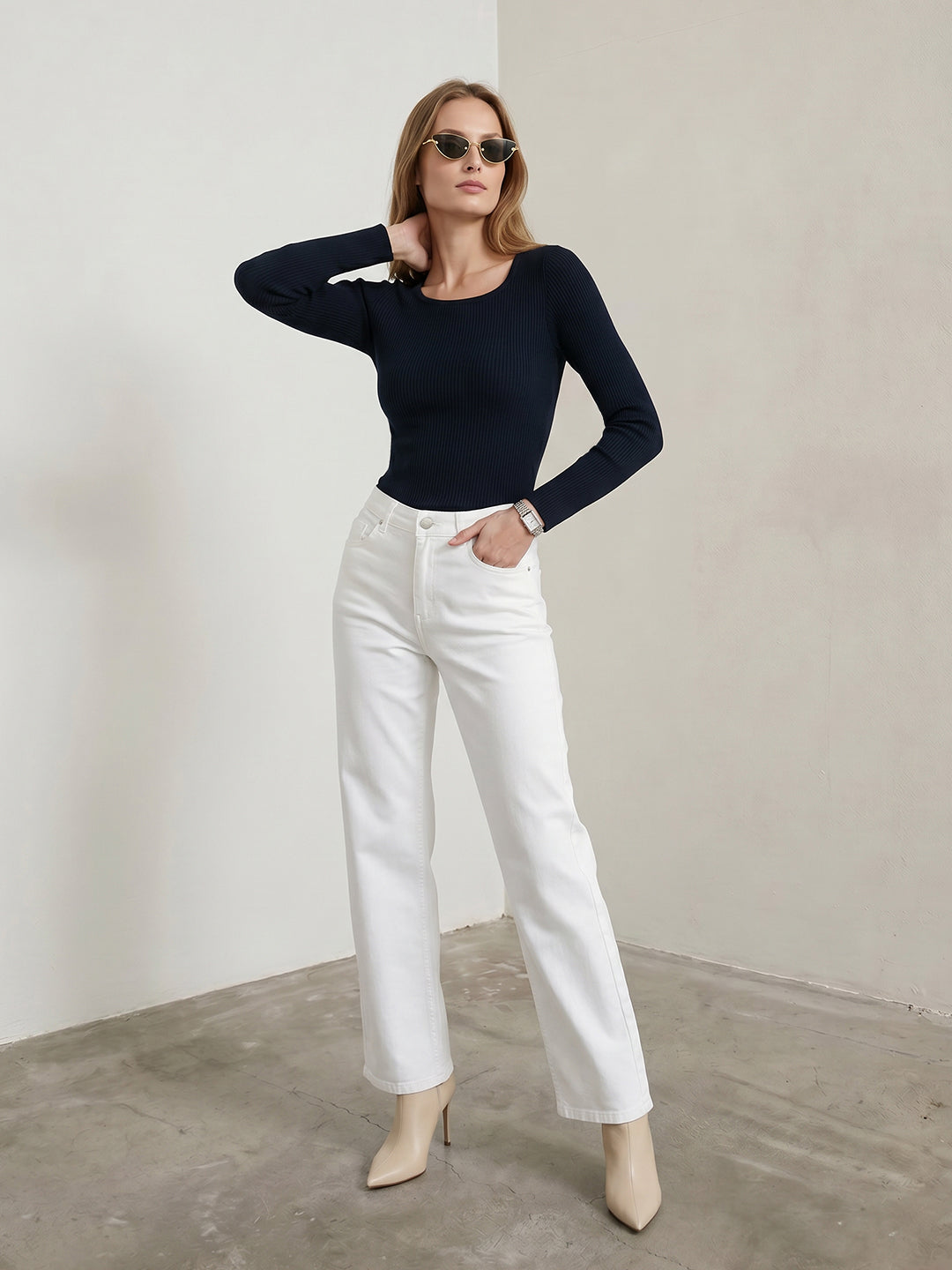 Women Airforce Flat Knit