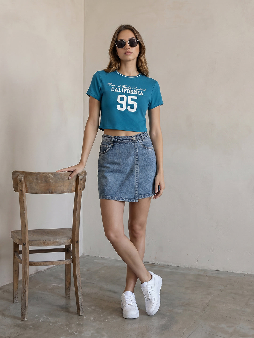 Women Dark Teal Genz Tees