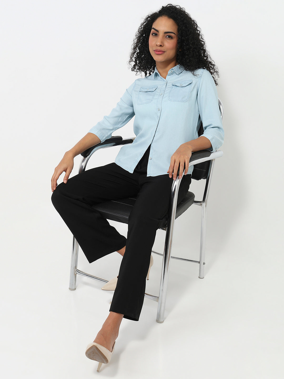 Women Light Blue Shirt