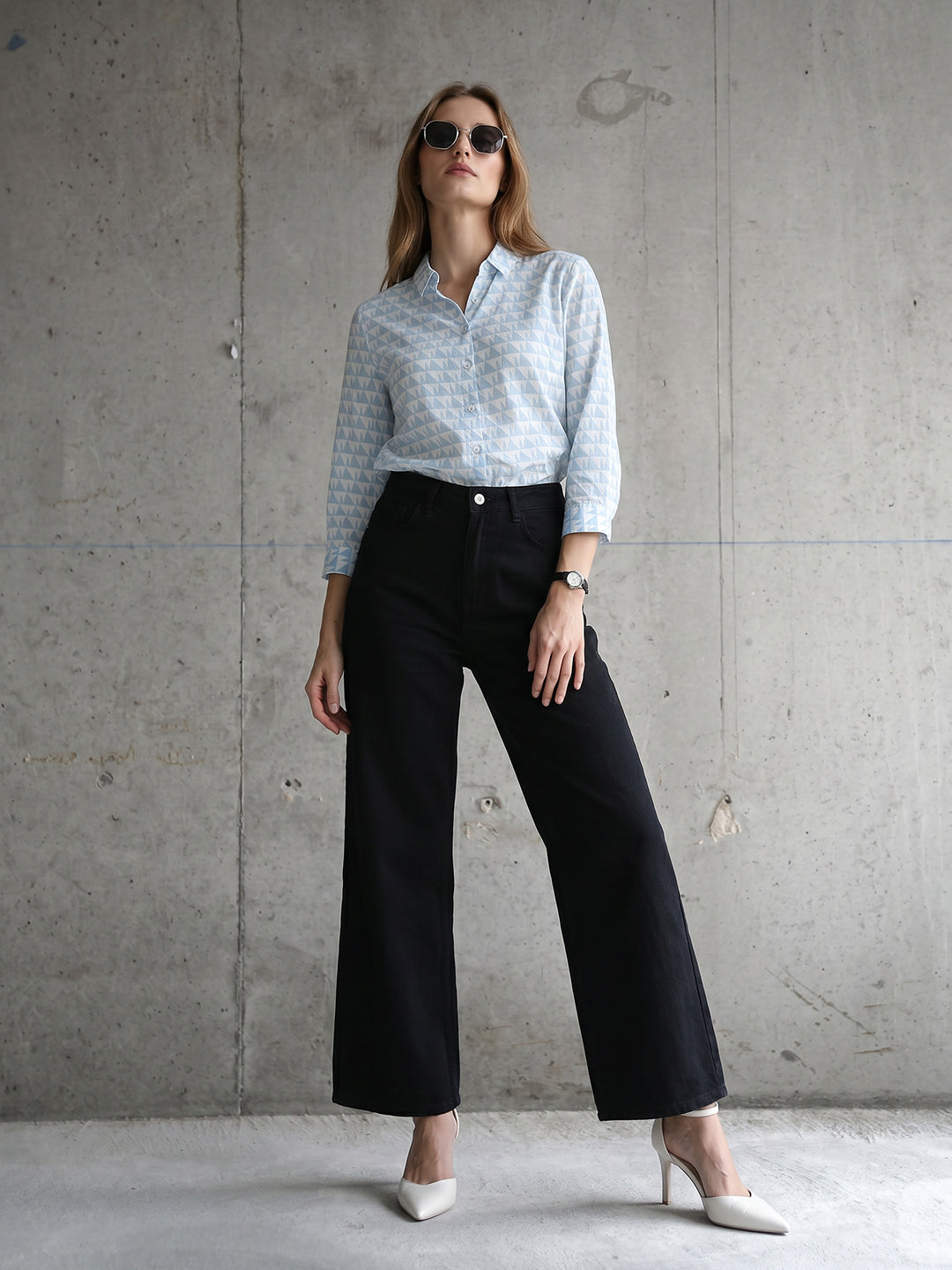 Women Sky/White Shirt