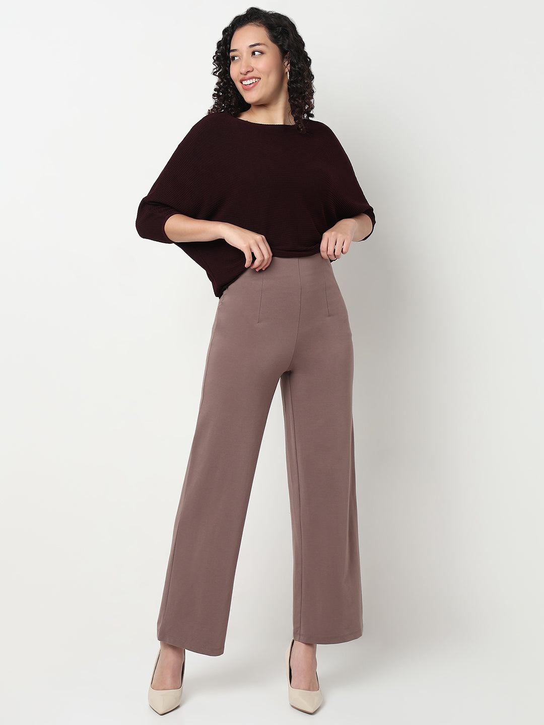 Women G Mouse Wide Leg Treggings