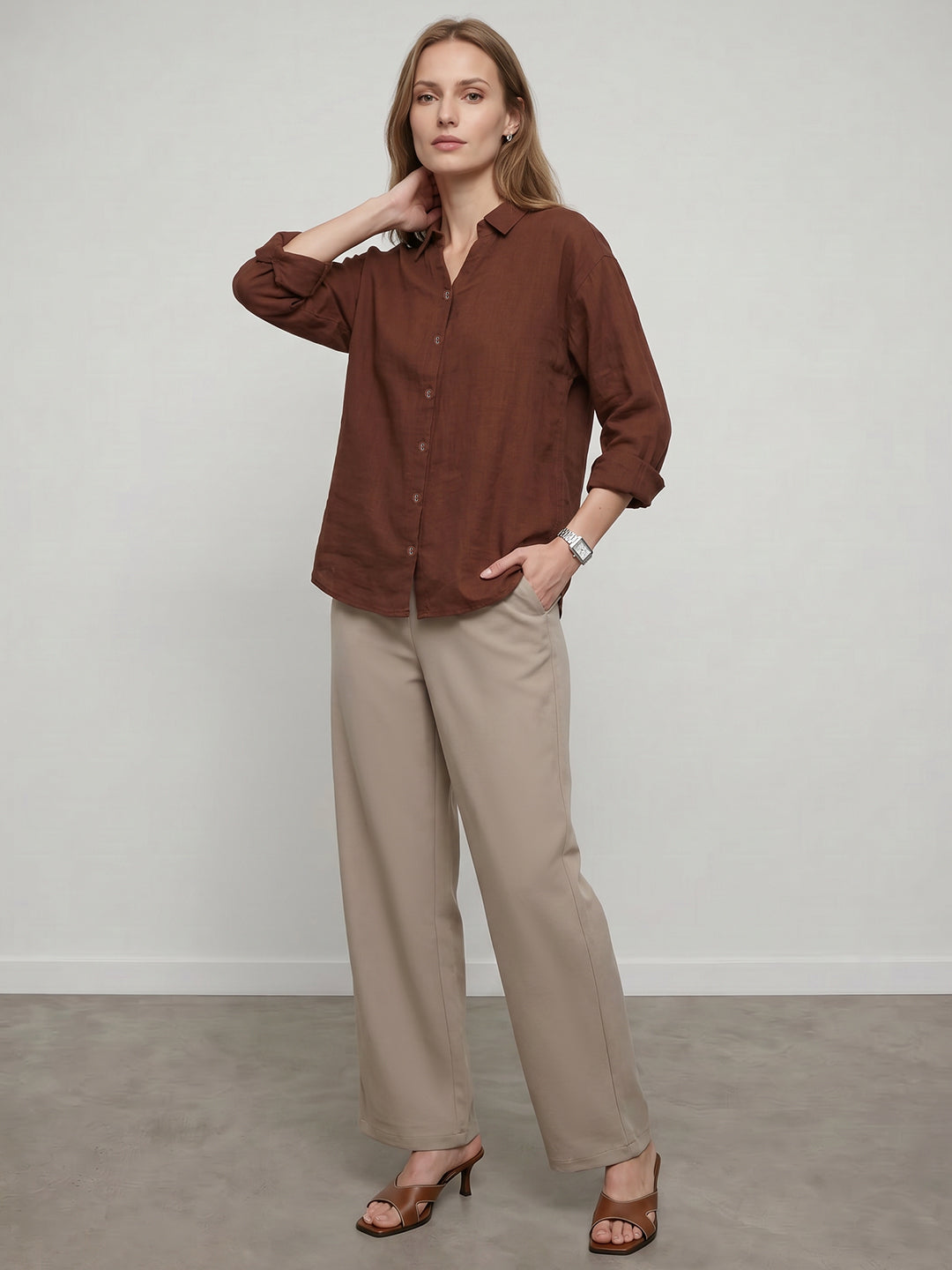 Women Sepia Shirt