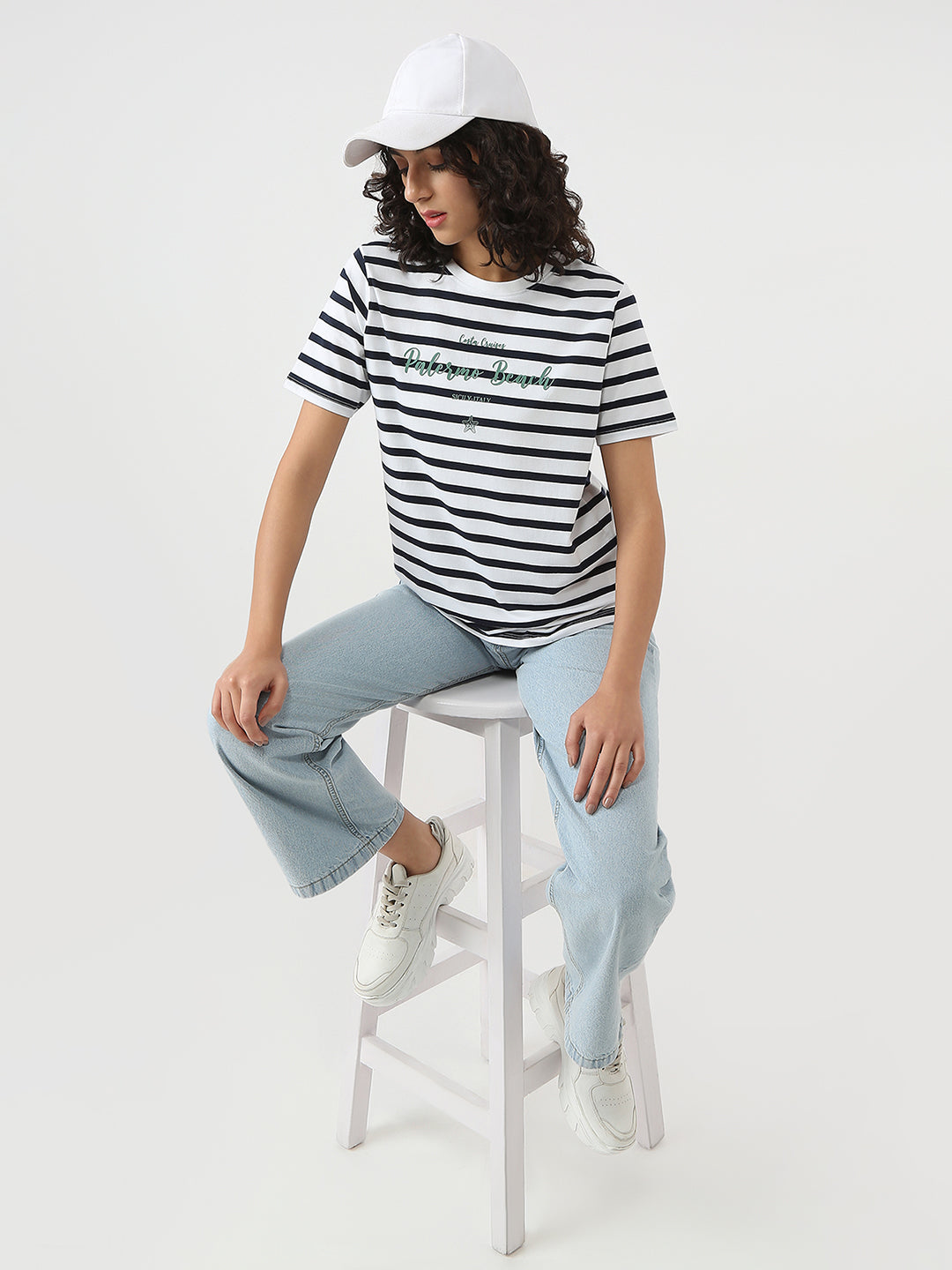 Women Striped T-Shirt