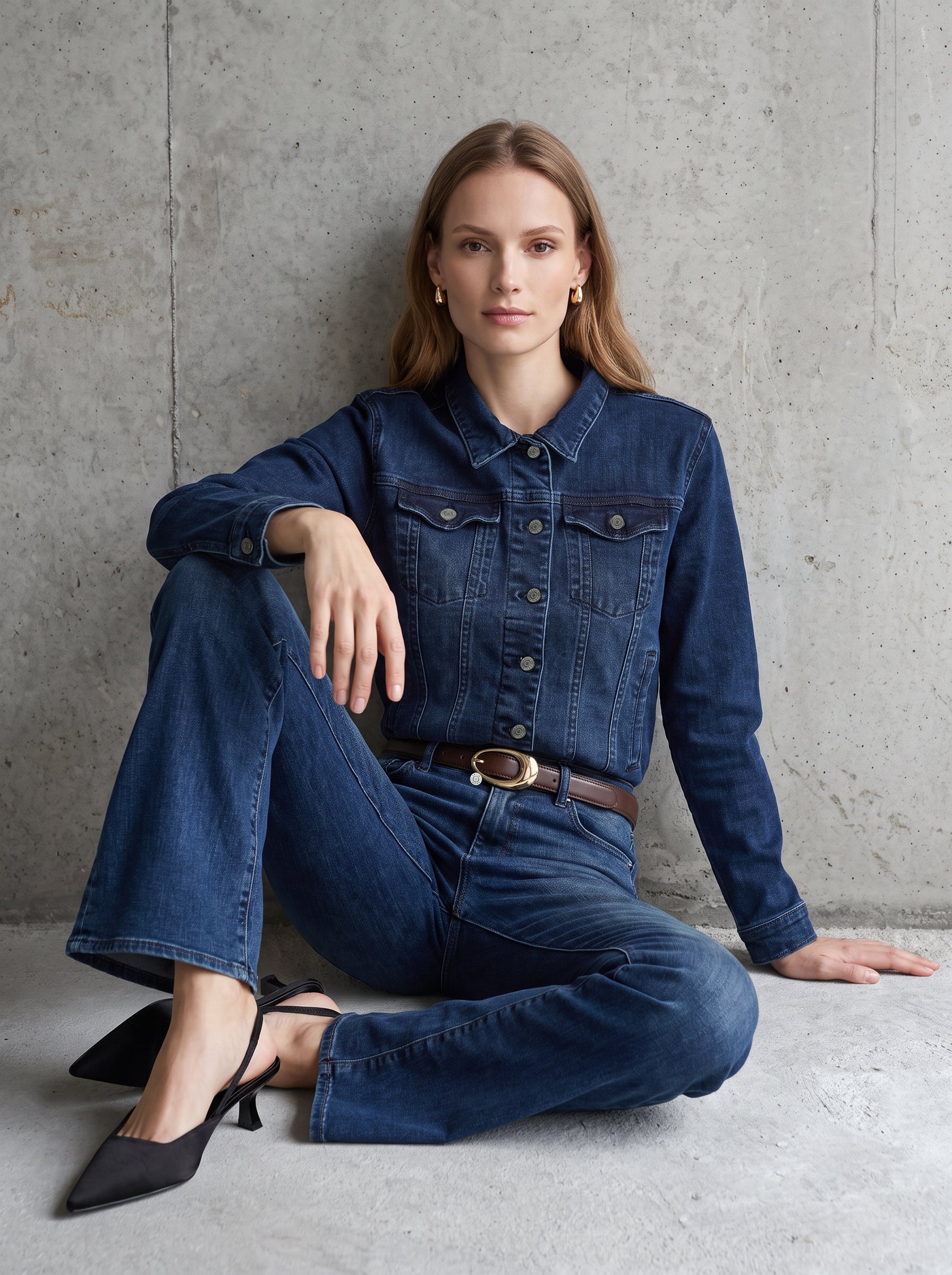Women Dark Blue Jacket