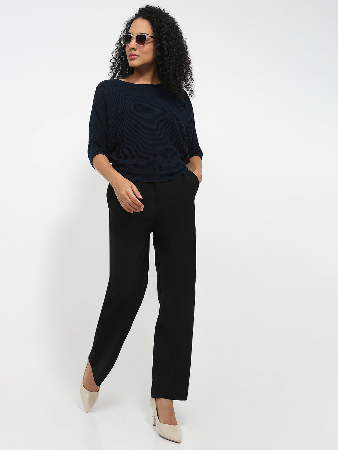 Women Airforce Batsleeve Top