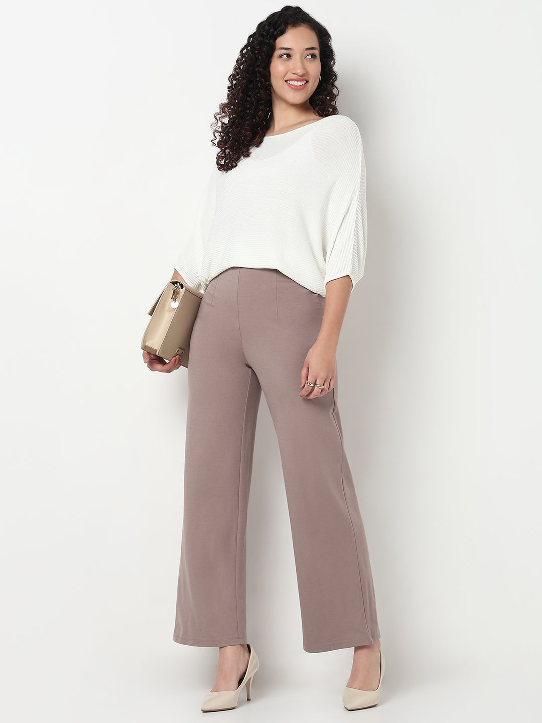 Women E Fawn Wide Leg Treggings