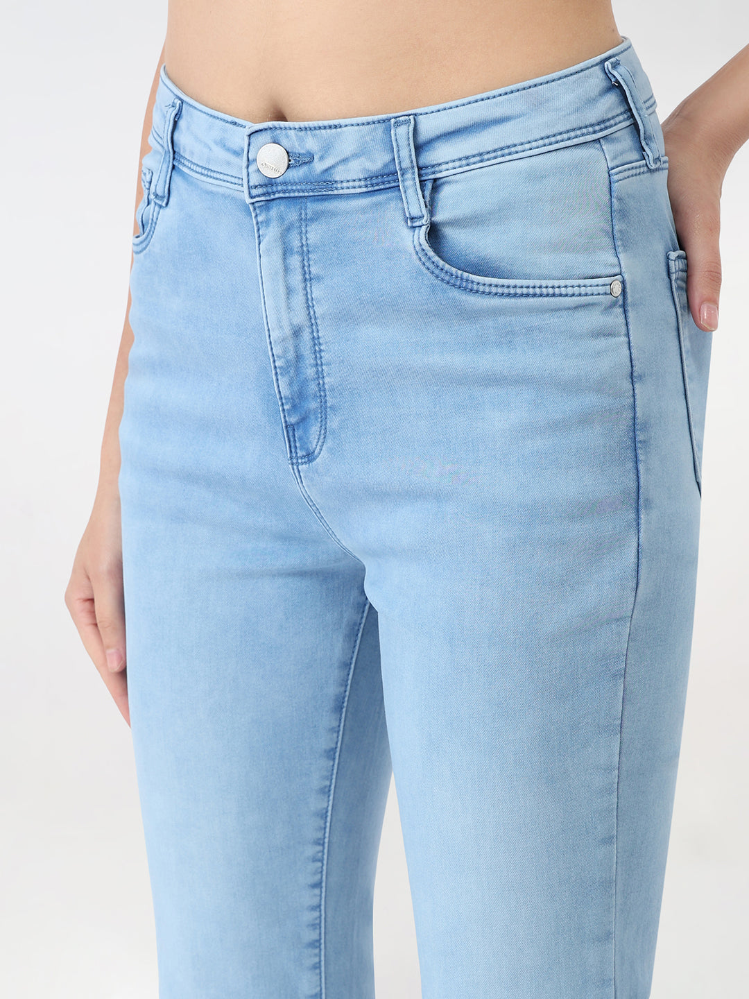 Bruno Blue High-Rise Flare Jeans