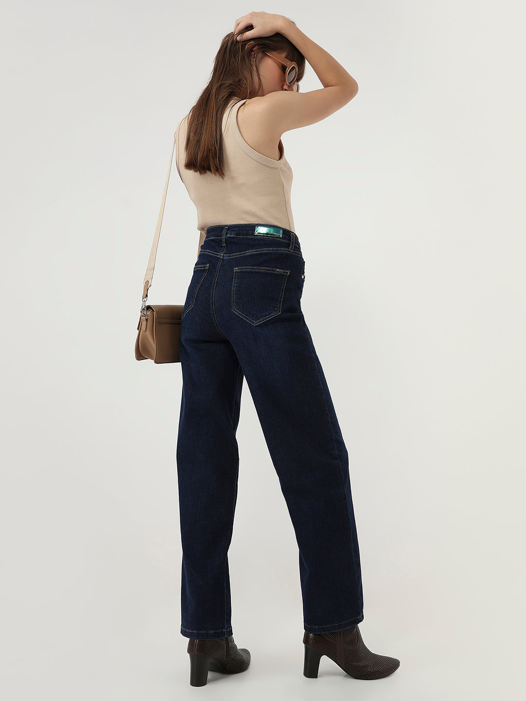 Blue High-Rise Baggy Jeans