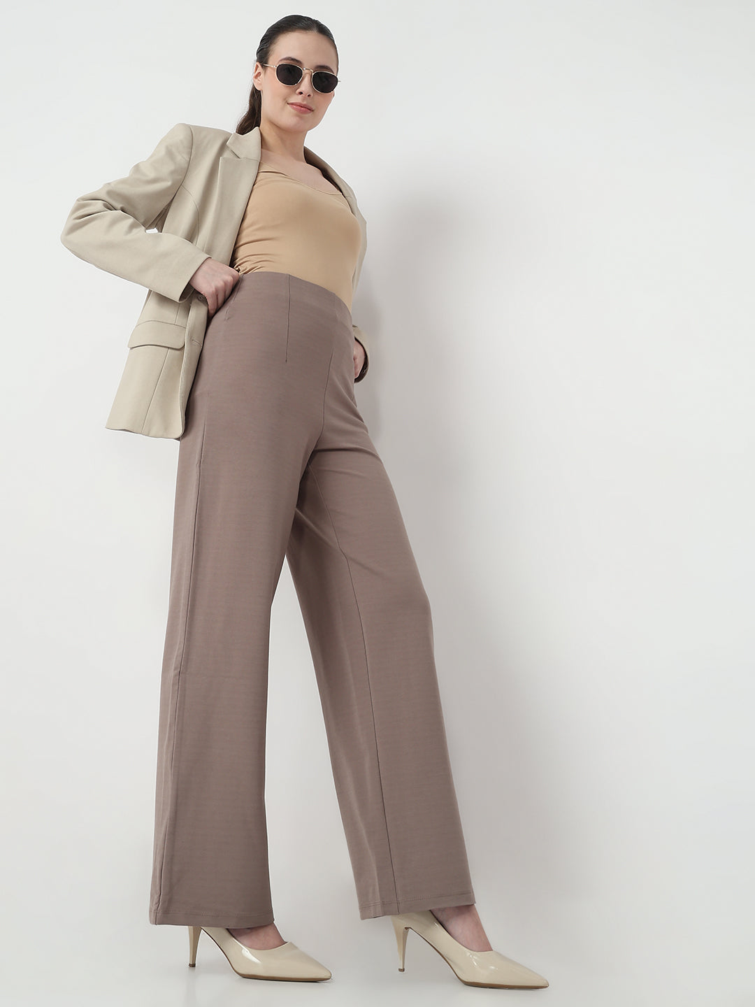 Women E Fawn Wide Leg Treggings