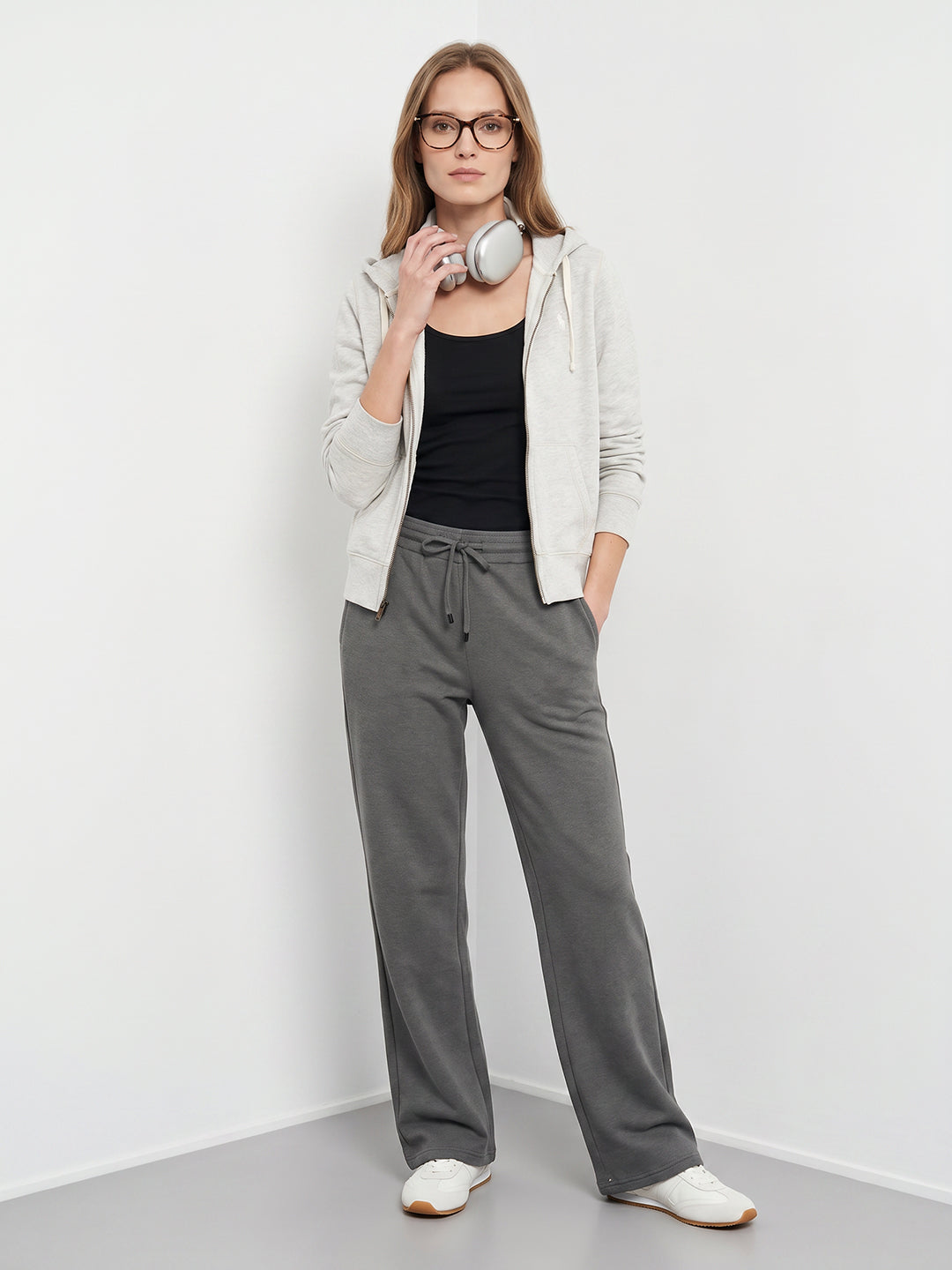 Women Steel Grey Joggers