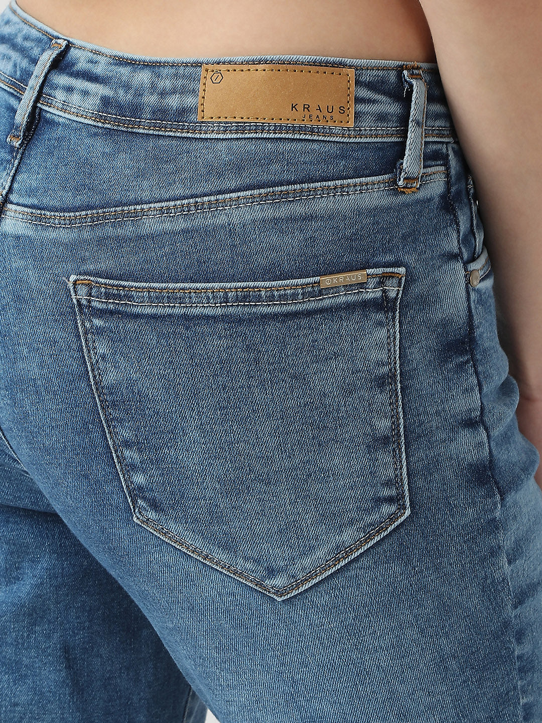 Women Blue High-Rise Flare Jeans