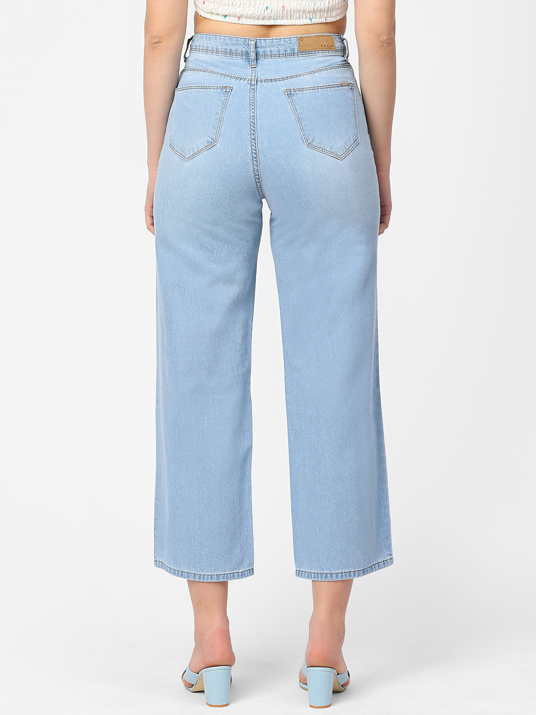 Women High-Rise Wide Leg Jeans