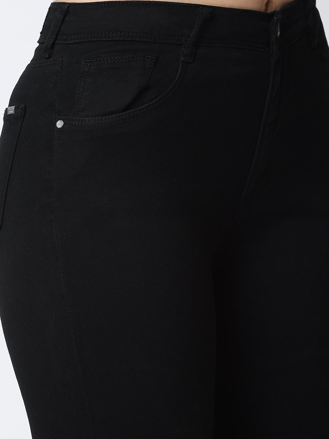 Women Black High-Rise Skinny Jeans