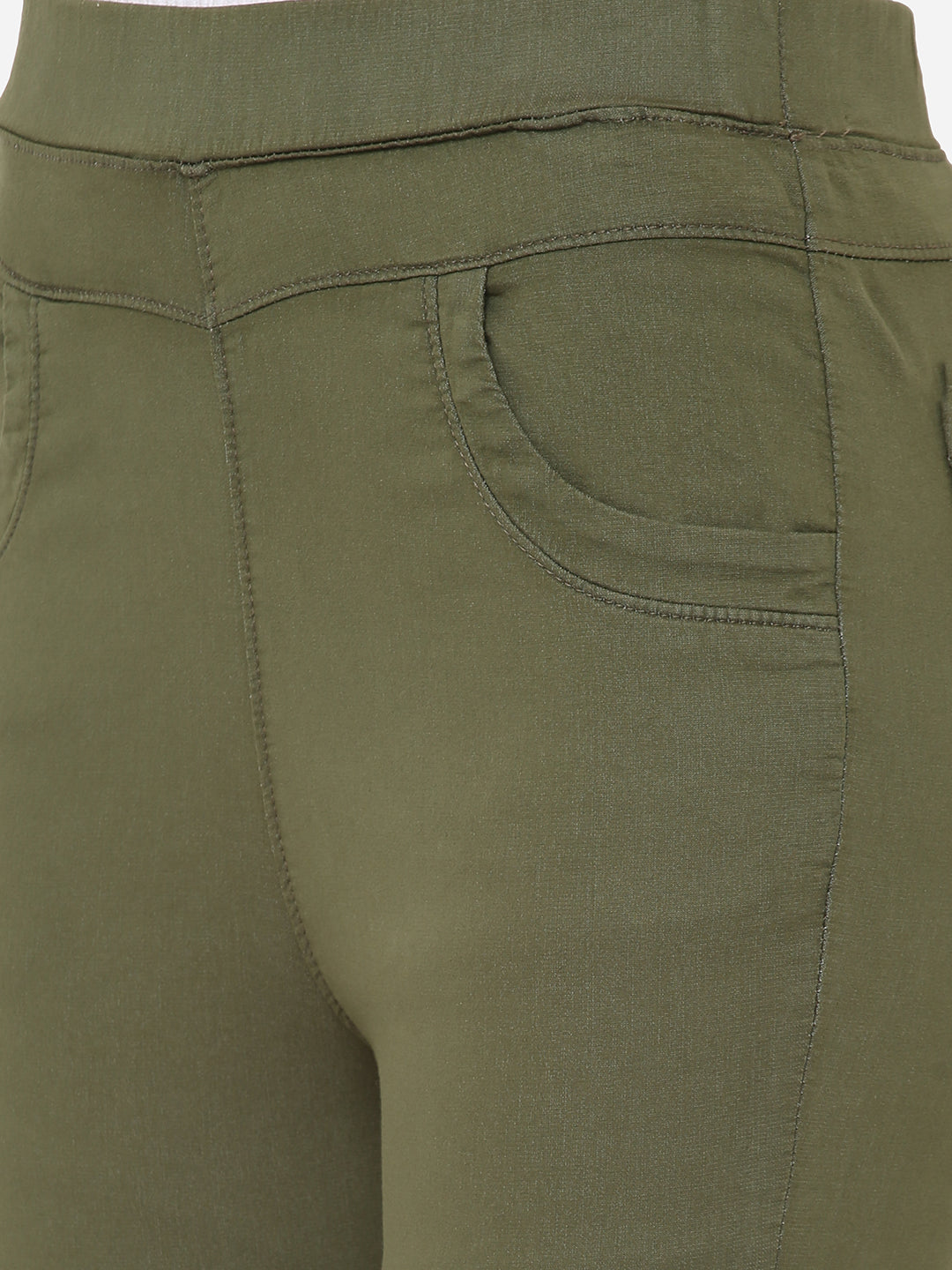Women High-Rise Flare Treggings