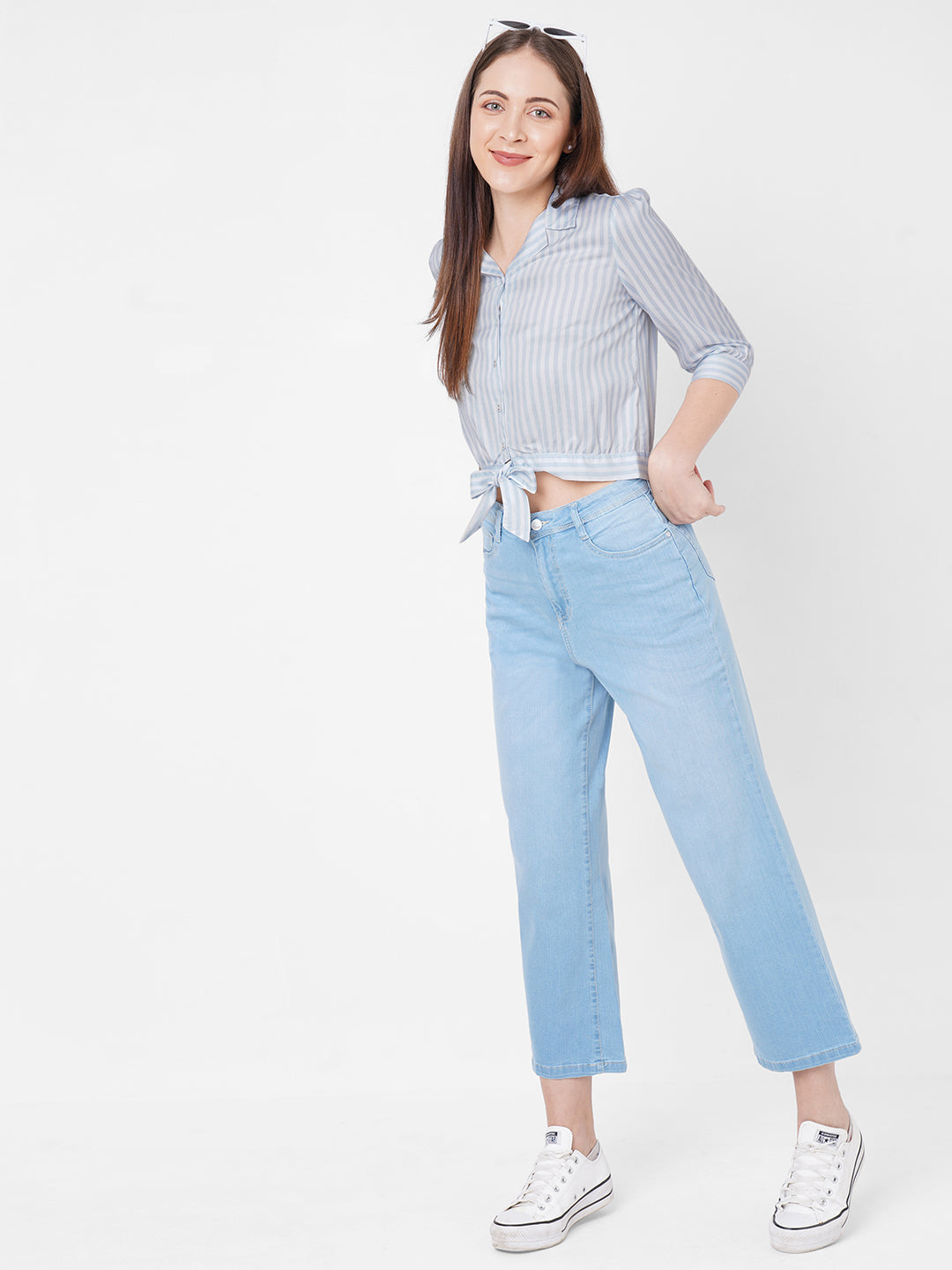 Women Sky/White Shirt