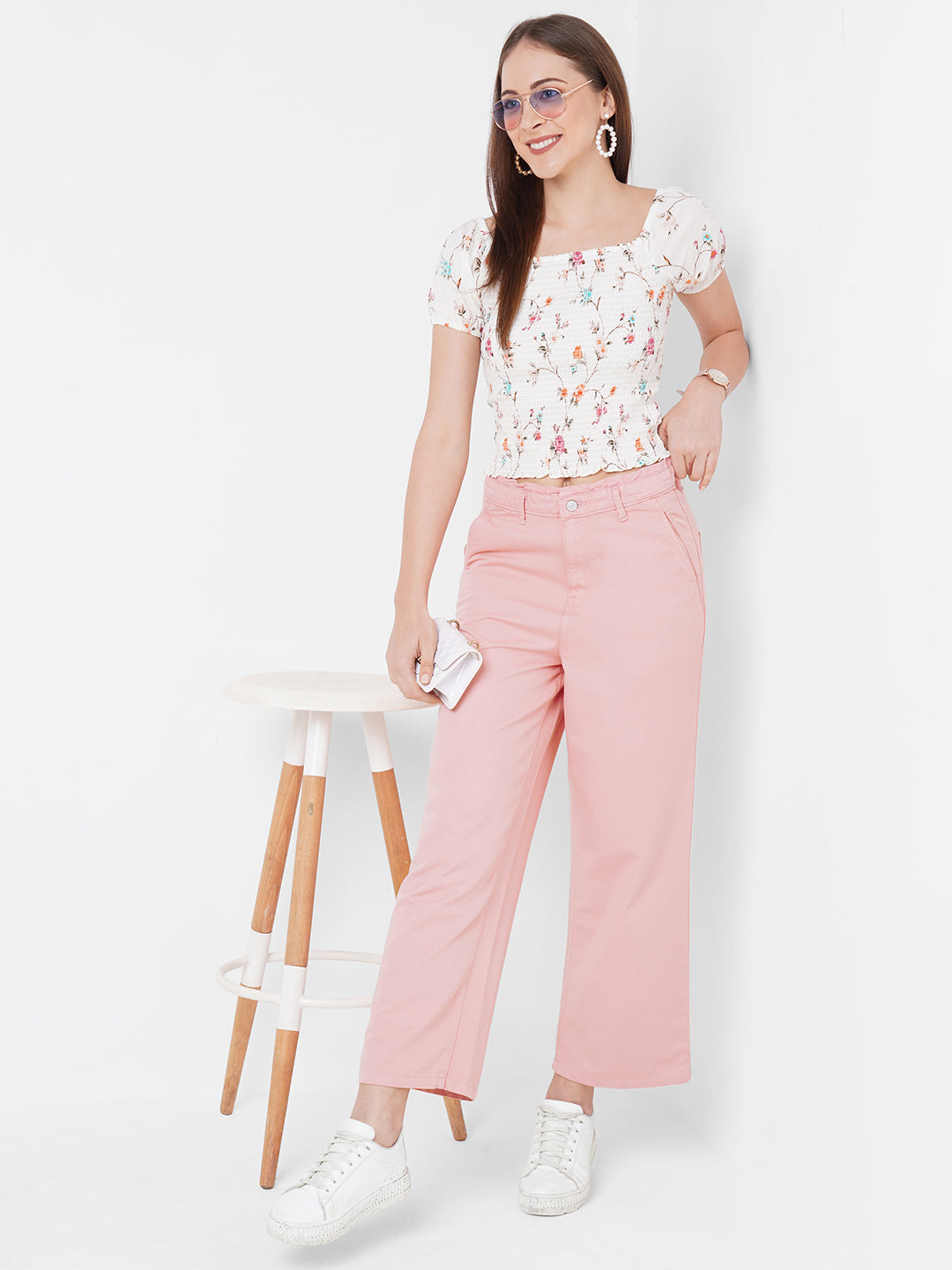 Women High-Rise Wide Leg Jeans