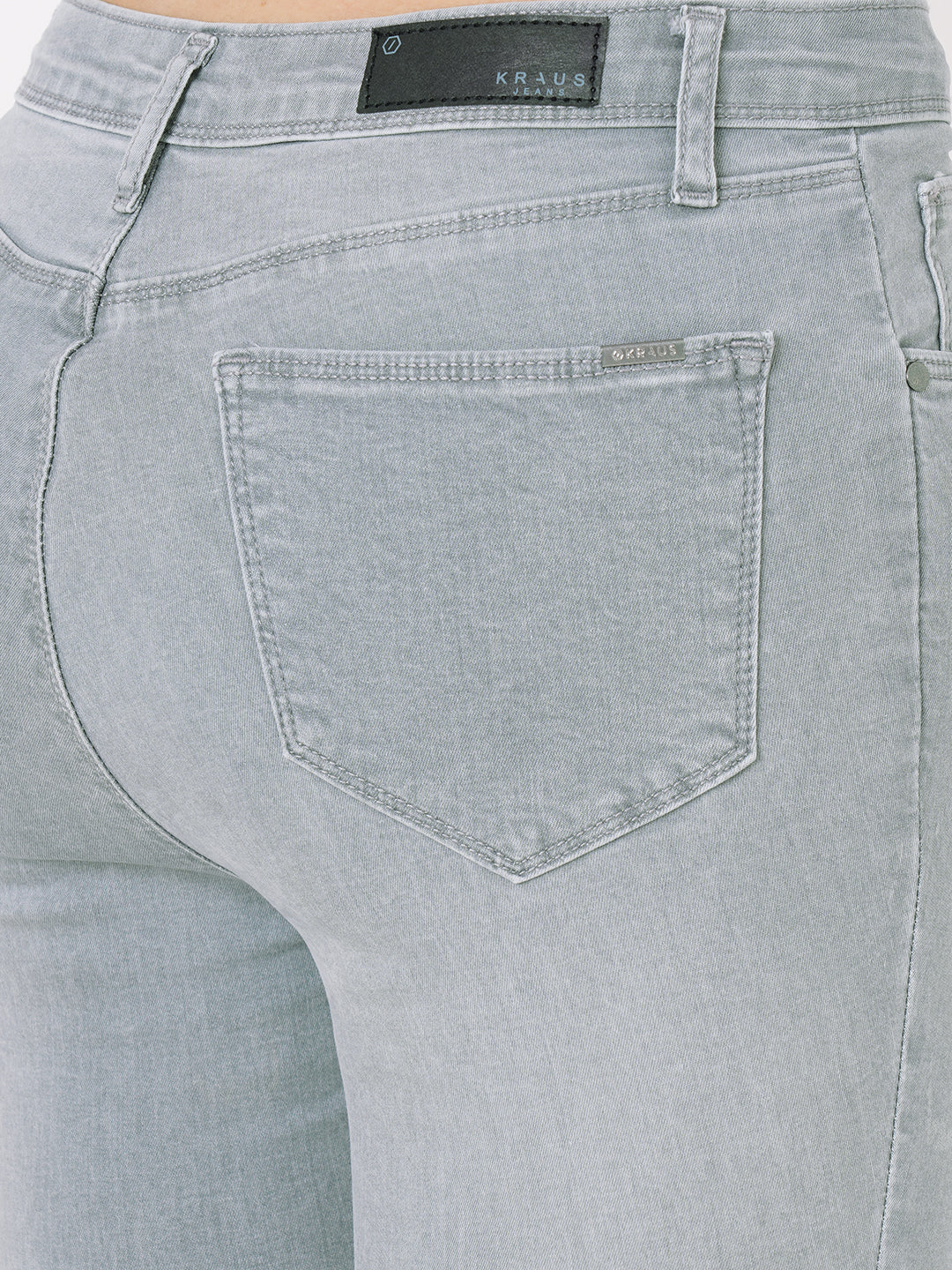Women Grey Super High-Rise Super Skinny Jeans
