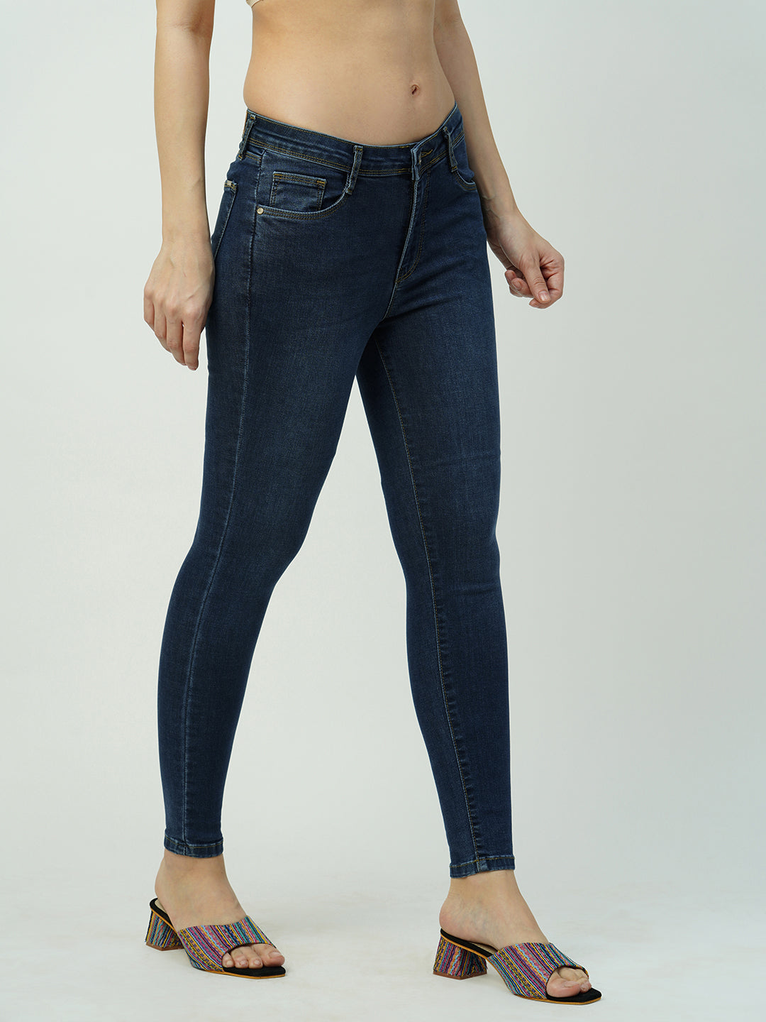 Women High-Rise Slim Skinny Jeans