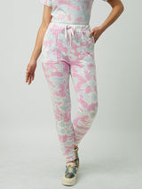 Women Multicolor Tie & Dye High Rise Jogger