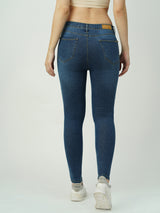 Women Blue High Rise Skinny Jeans