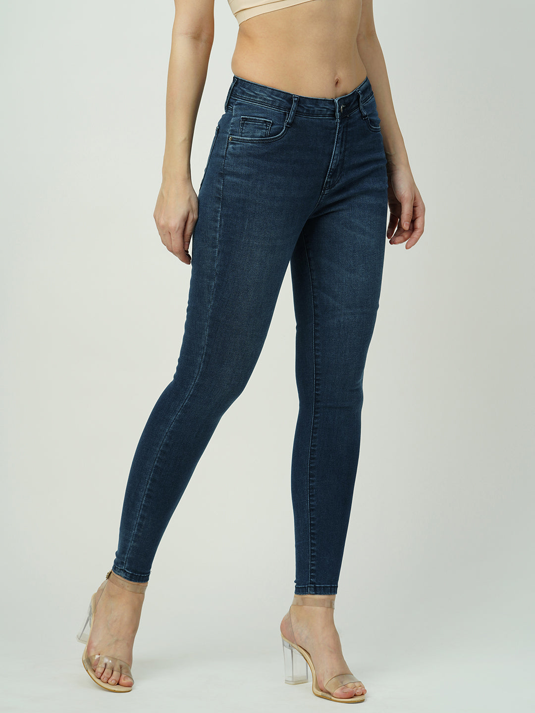 Women High-Rise Slim Skinny Jeans