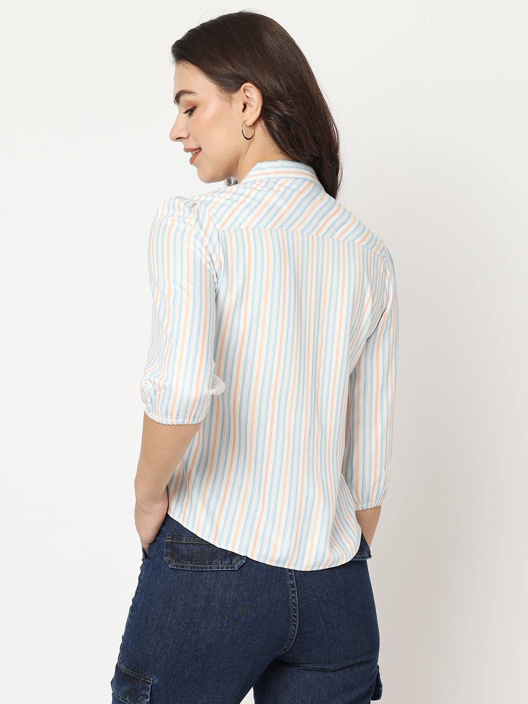 Women Multi Stripe Shirt