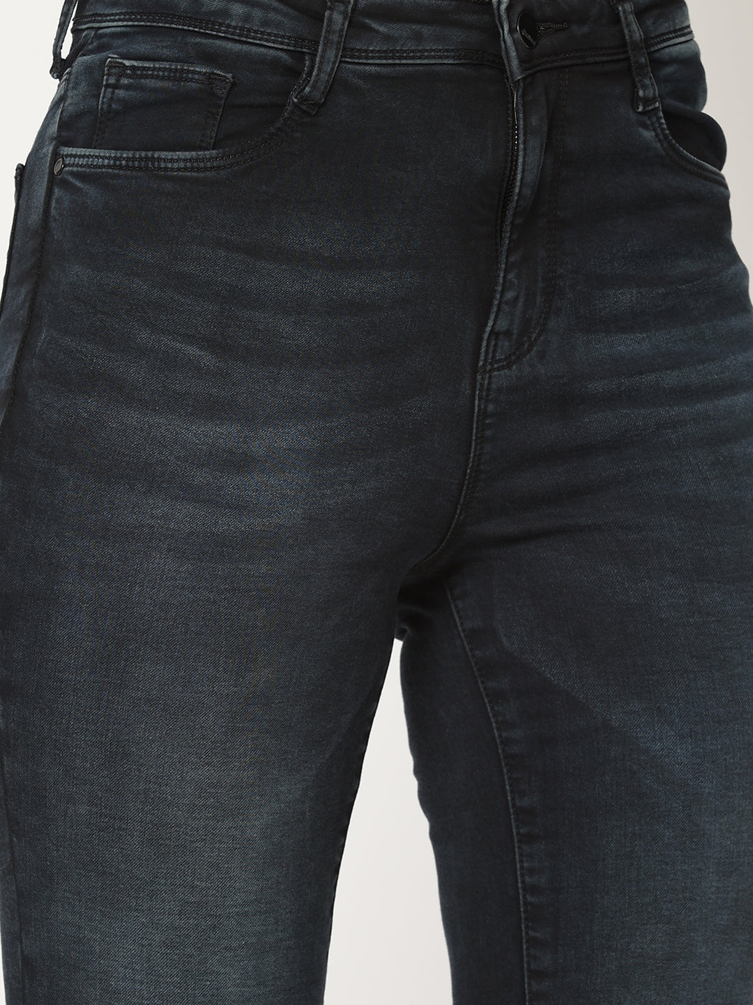 K5094 High Rise Mini Flare Jeans
