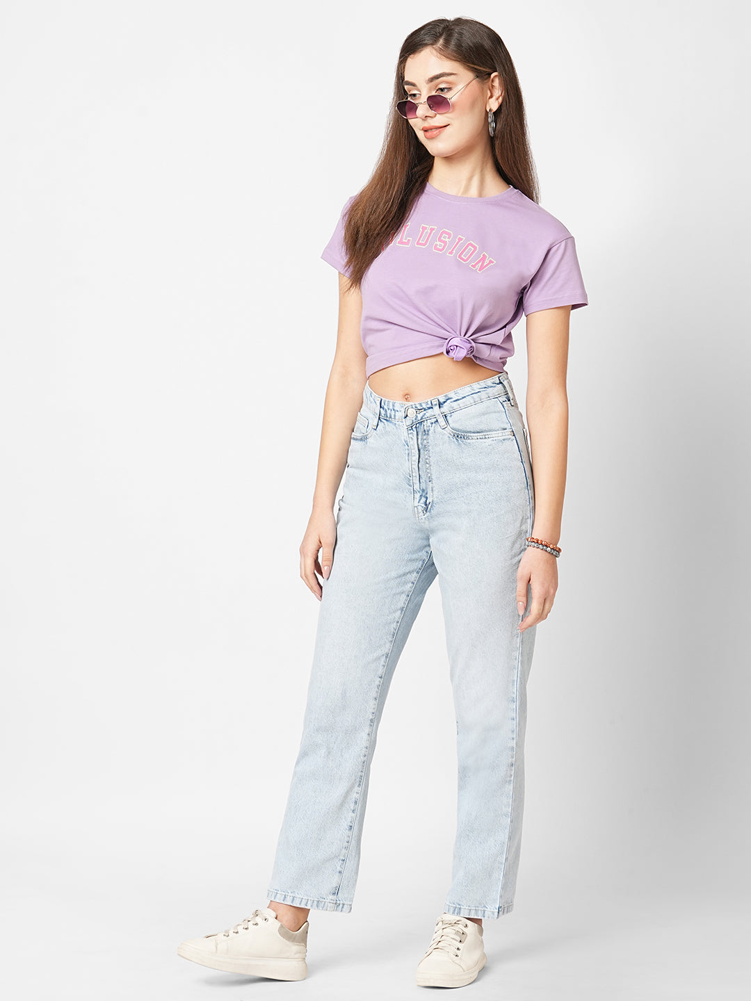 Women Blue Relax Straight Fit Jeans