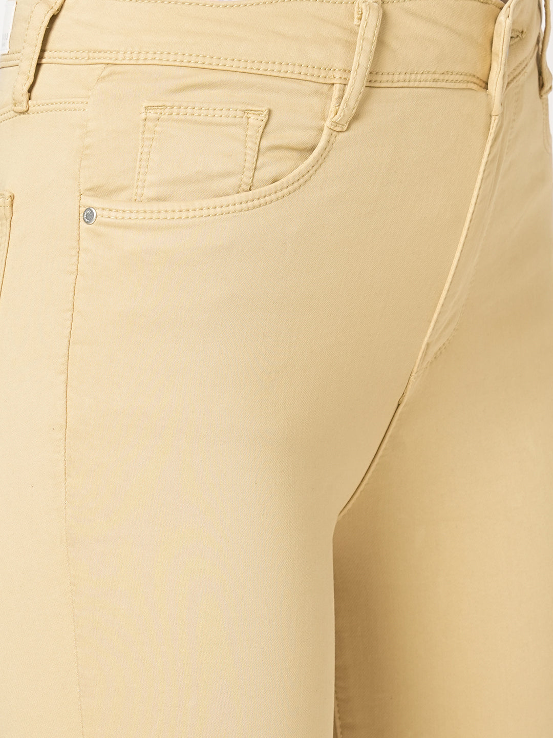 Women Oatmilk High-Rise Skinny Jeans