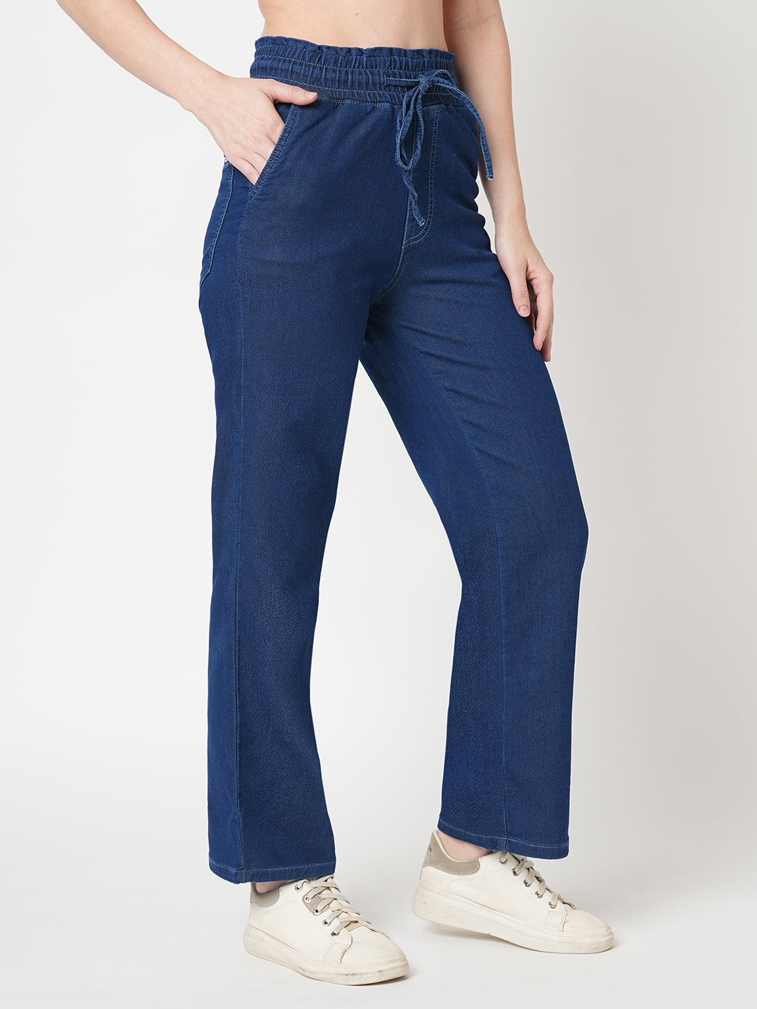 Women Blue Joggers