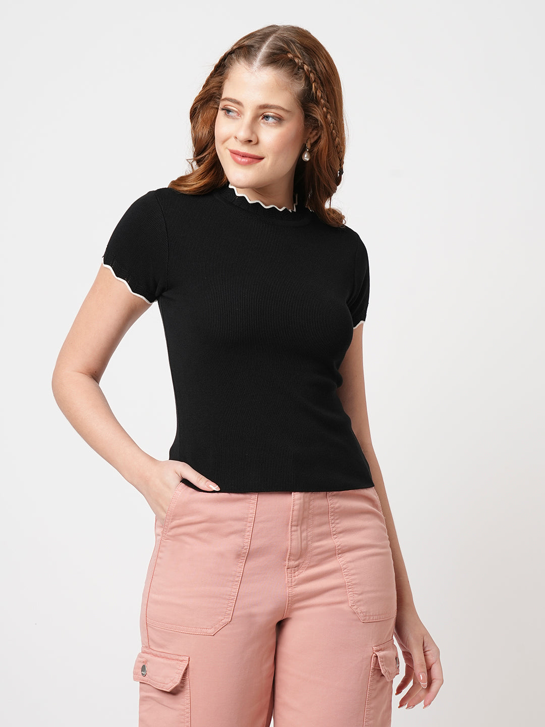 Women Flat Knit Top