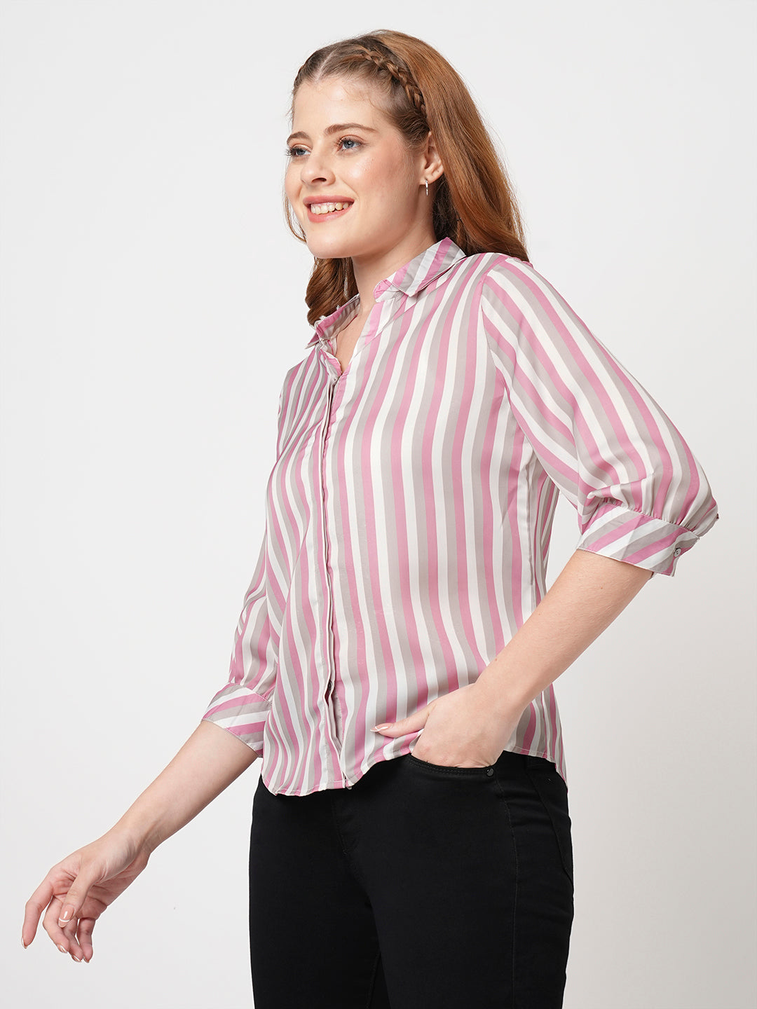 Women Striped Shirt
