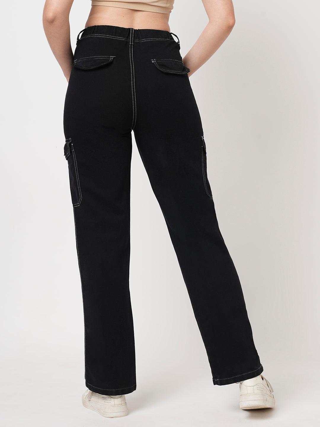 Women Black Cargo