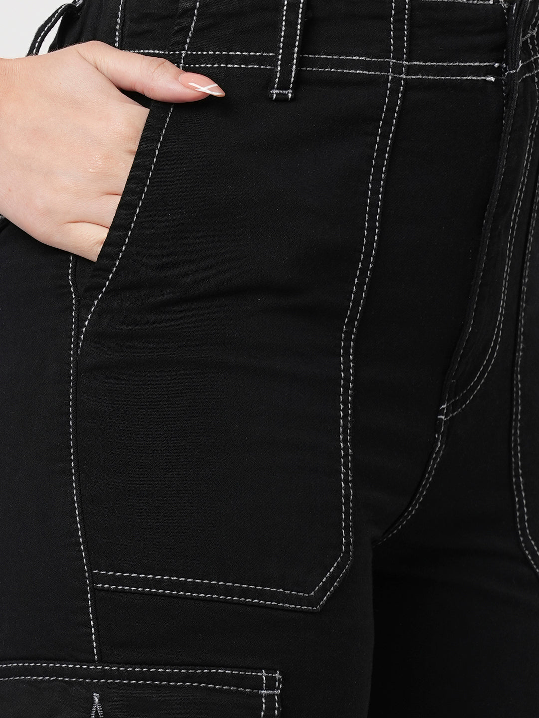 Women Black Cargo