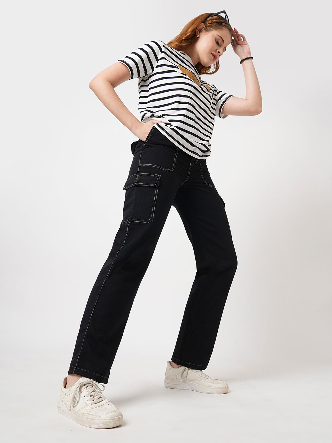 Women Black Cargo