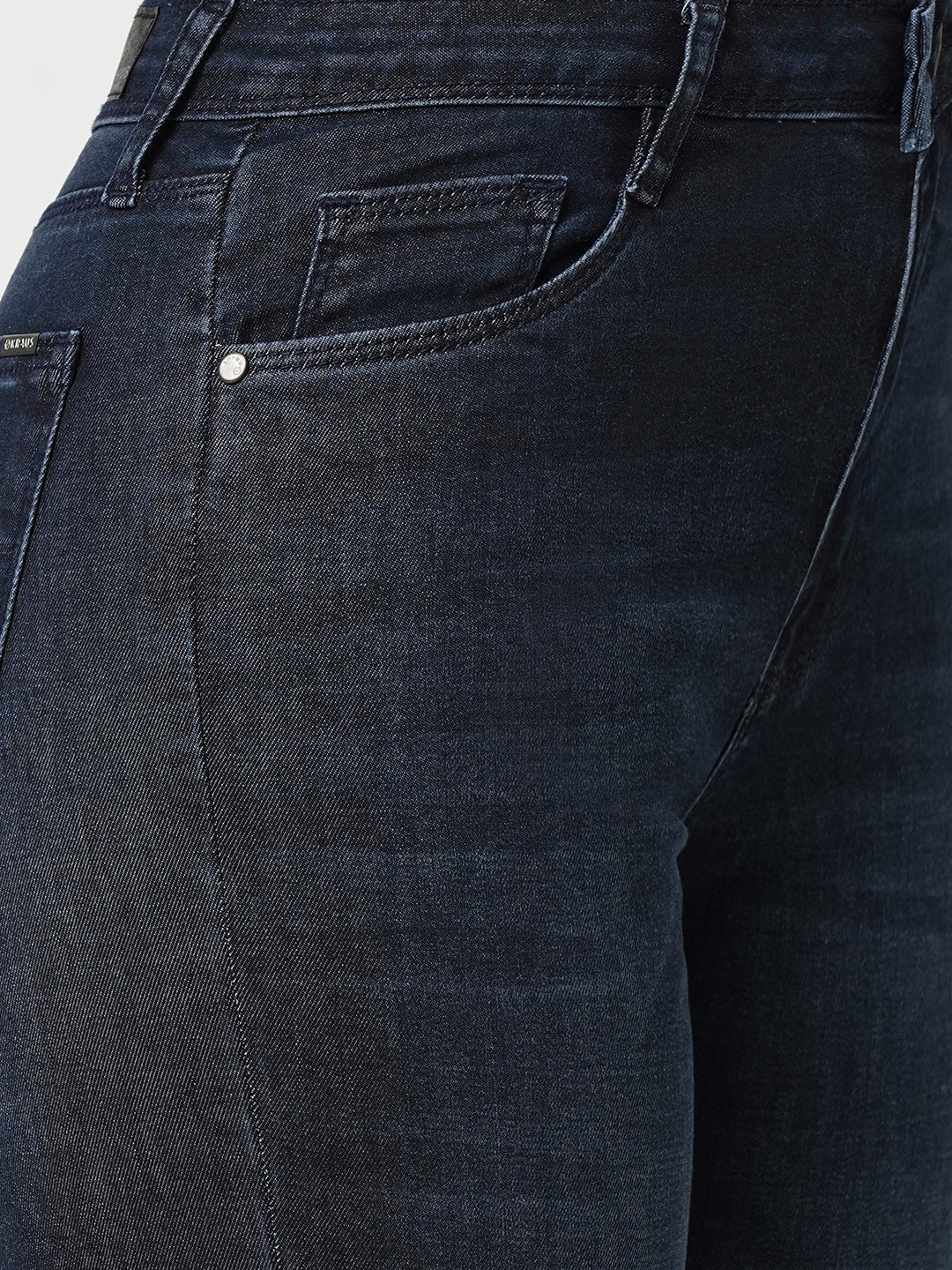 Women Blue Snug Straight Fit Jeans