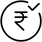 indian rupee currency symbol icon