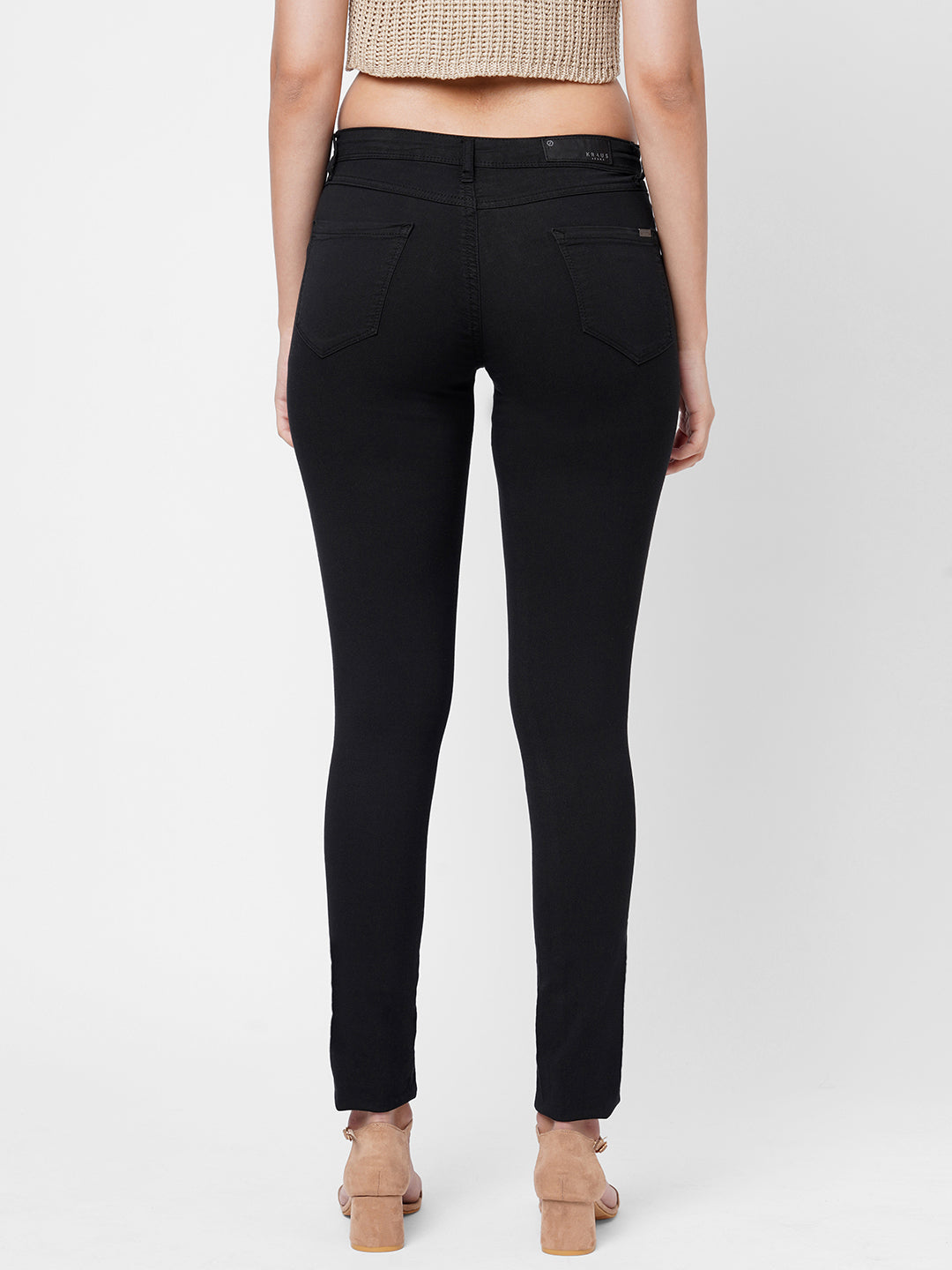 Women Blue Mid-Rise Skinny Jeans