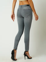 Women Grey High Rise Skinny Jeans
