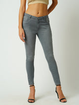 Women Grey High Rise Skinny Jeans