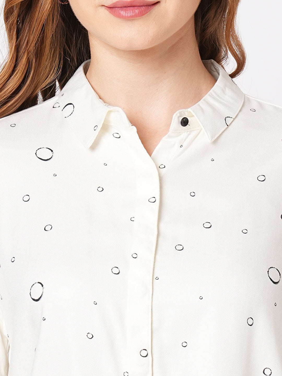 Women Off White Shirt