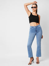 K5094 High Rise Mini Flare Jeans