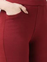 High Rise Mini Flare Treggings