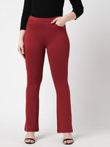 High Rise Mini Flare Treggings