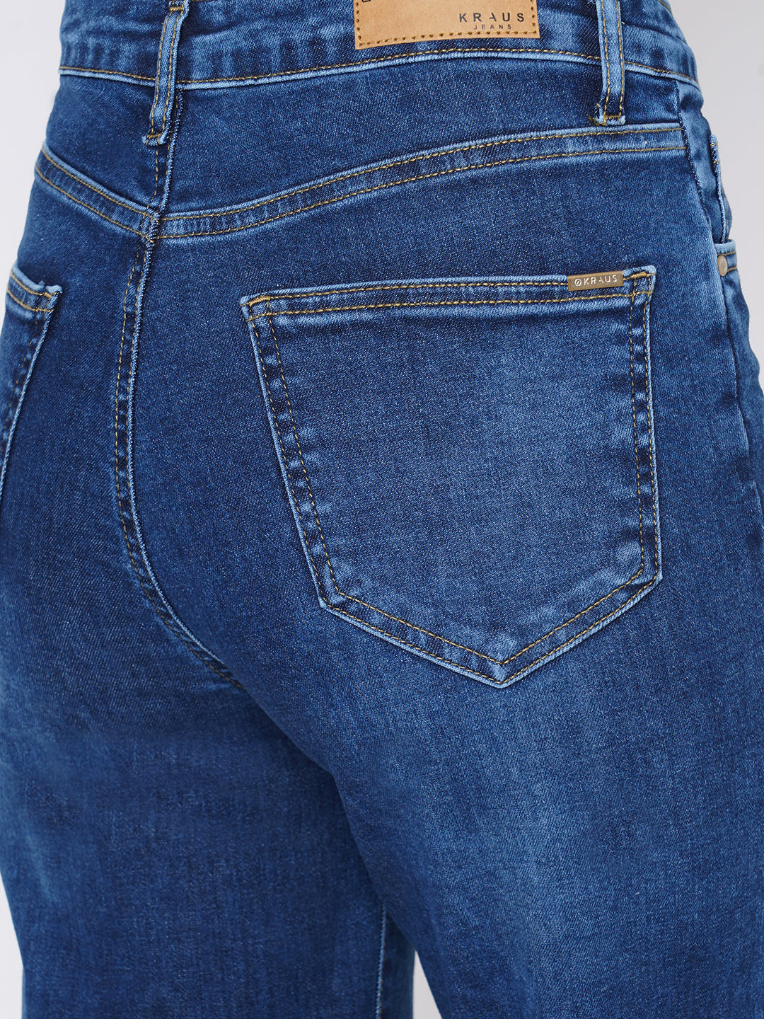 Women Blue Loose Straight Fit Jeans