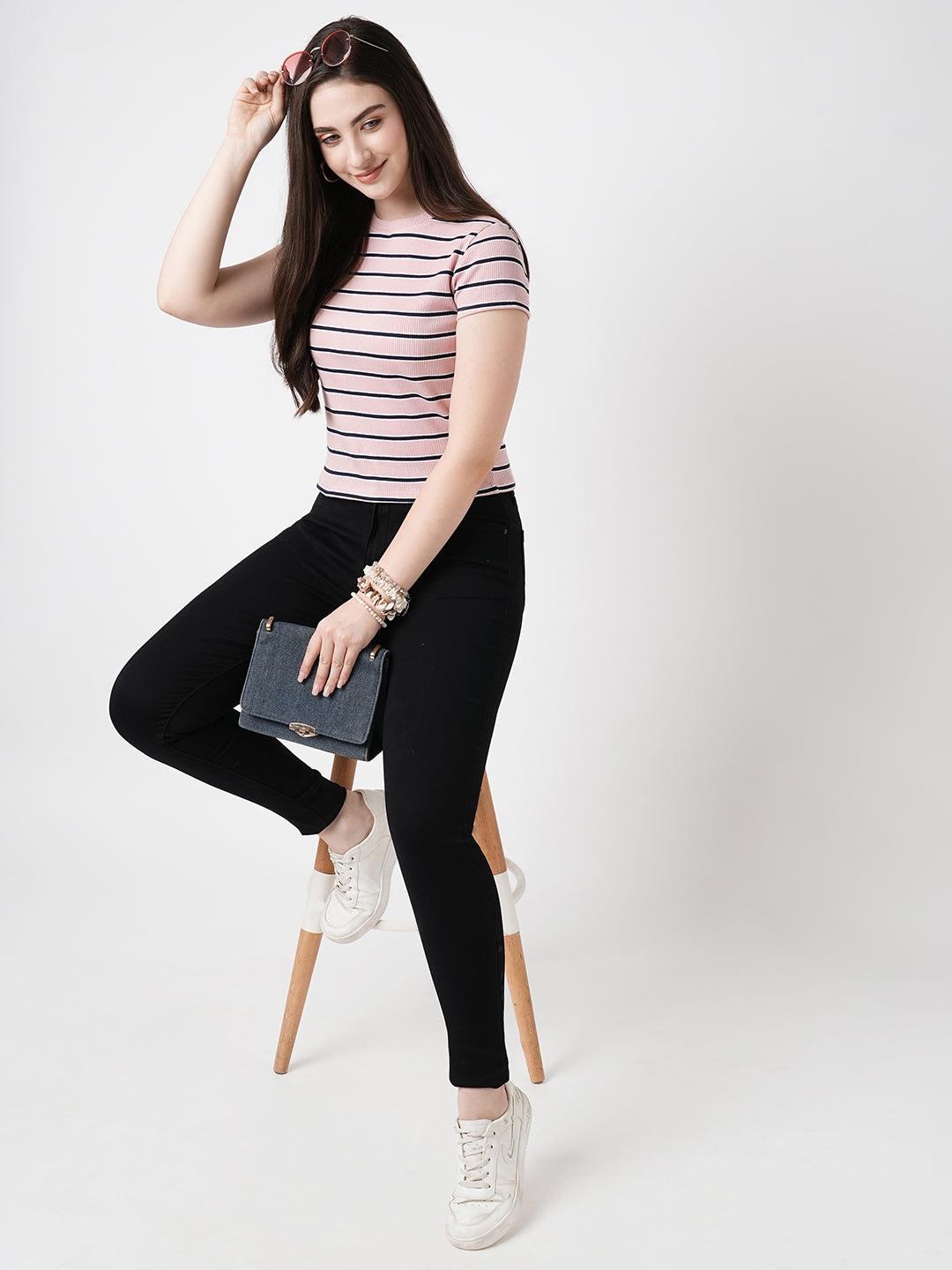 Women Black High-Rise Skinny Jeans