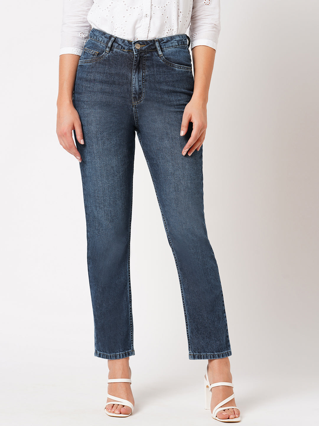 K603 High Rise Relaxed Straight Fit