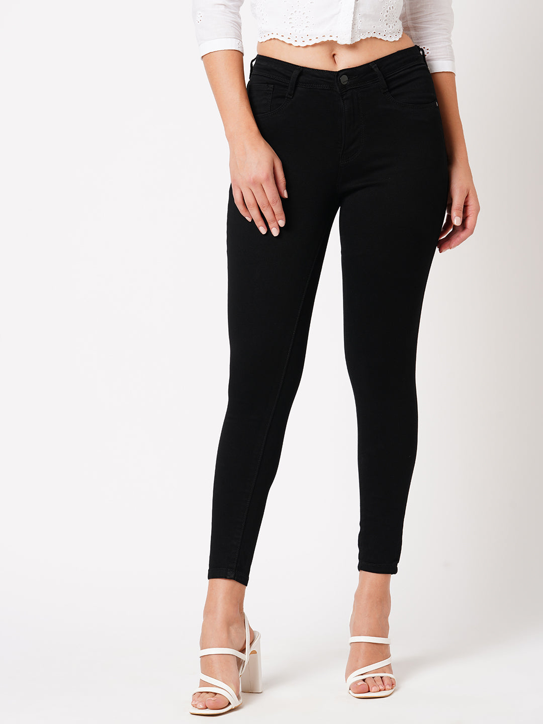 Women Black Slimming Skinny Jeans