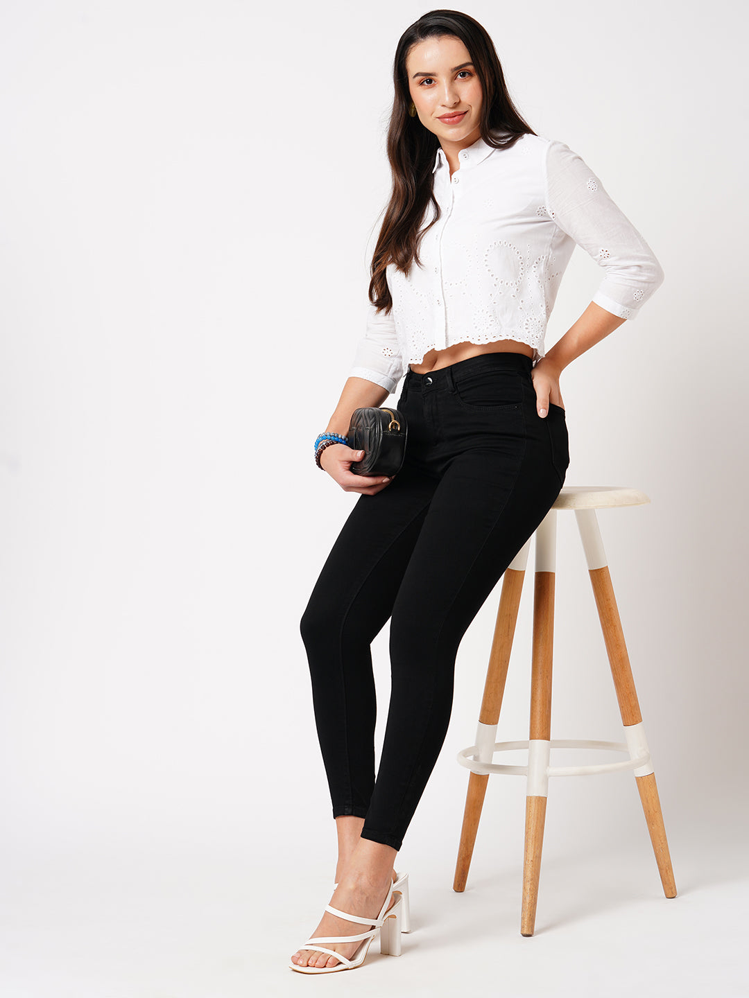 Women Black Slimming Skinny Jeans